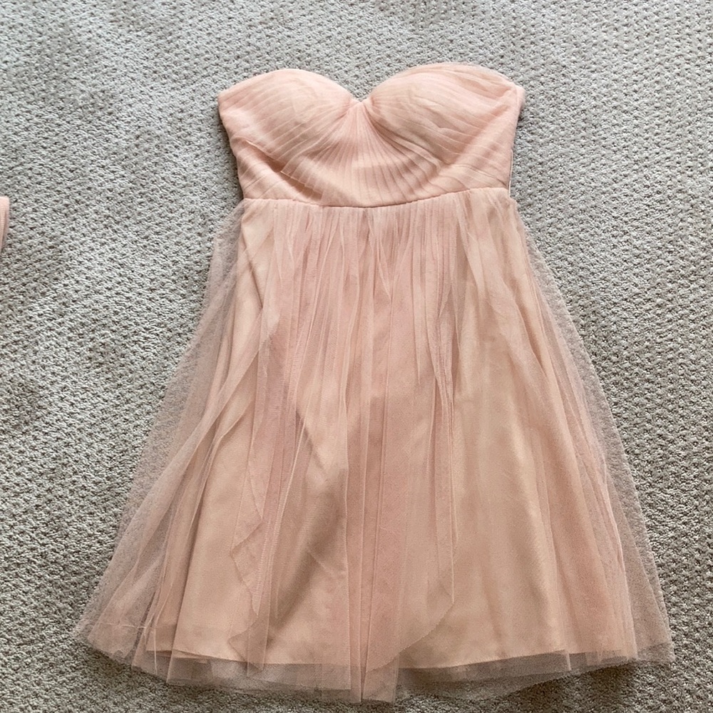 Worn only 1 time blush tule dress sz 4